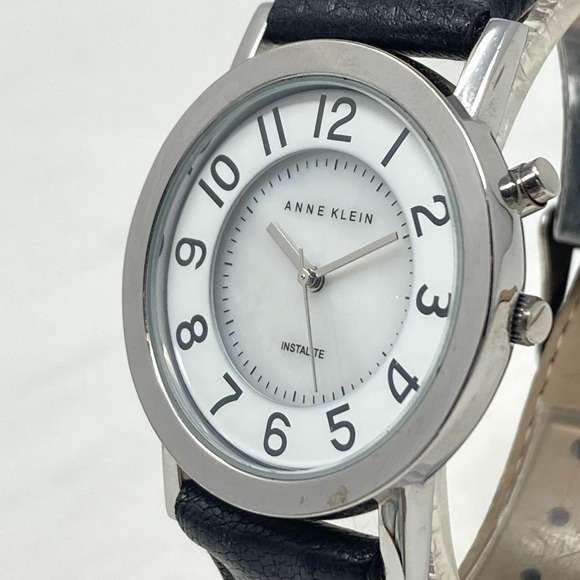 Anne Klein Accessories - Anne Klein Easy Reader Watch Women 35mm Silver Tone MOP Dial New Battery 8.25"